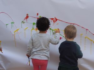 Taller de arte en Nursery 1.