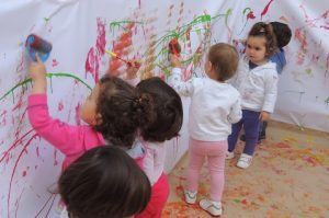 Taller de arte en Nursery 1.
