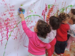 Taller de arte en Nursery 1.