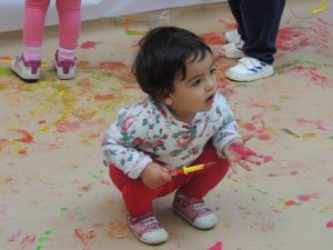 Taller de arte en Nursery 1.