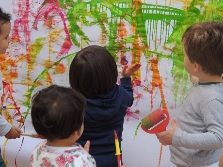 Taller de arte en Nursery 1.