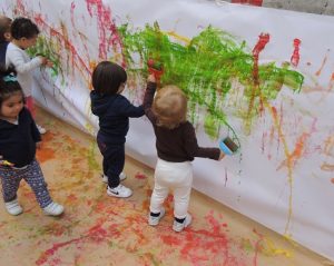Taller de arte en Nursery 1.