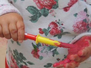 Taller de arte en Nursery 1.