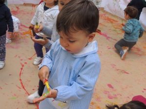 Taller de arte en Nursery 1.