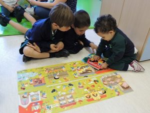 Big brother literario entre 3º de Infantil y Nursery.
