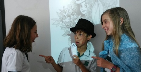 ENSAYANDO THE CANTERVILLE GHOST en 4º de Primaria.