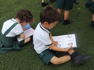 Repasando en el huerto 2º de Infantil
