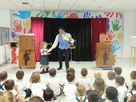 Taller de magia en Infantil.