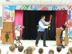 Taller de magia en Infantil.