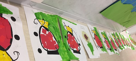 Los alumnos de 1º de Infantil conocen la obra de Joan Miró.