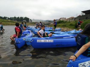 Los alumnos de 6º realizan el Descenso del Sella.