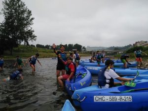 Los alumnos de 6º realizan el Descenso del Sella.