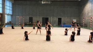 Exhibición de Rítmica y feria del Summer Camp. 