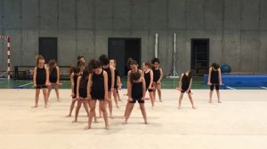 Exhibición de Rítmica y feria del Summer Camp. 