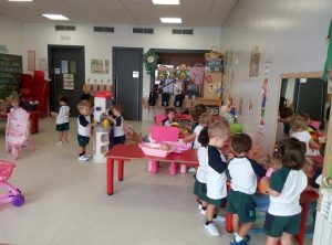 Juego por rincones en Nursery 2