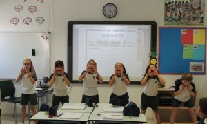 En 4º de Primaria aprenden las reglas de acentuación con una canción que han inventado. 