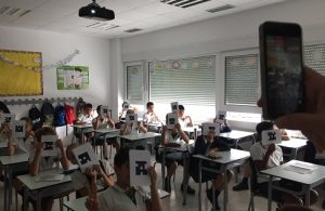 Evaluación inicial con Plickers.