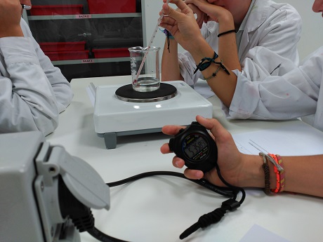 Estudio de los cambios de estado en el laboratorio de Física y Química