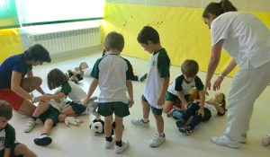Taller de primeros auxilios en Infantil.