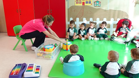 Introducción a los instrumentos en Nursery 1