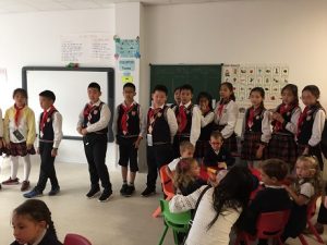 Alumnos de un colegio de Shanghai visitan H.B.S.
