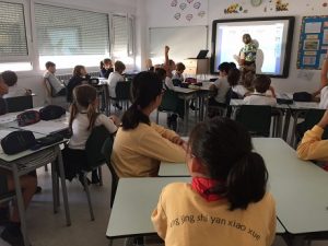 Alumnos de un colegio de Shanghai visitan H.B.S.