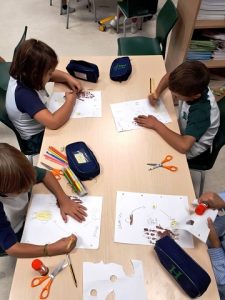 En 1º de Primaria aprenden el ciclo de la vida. 