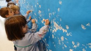 Mural de invierno en Nursery 2