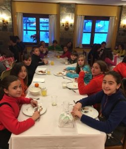 Primera jornada en la nieve.