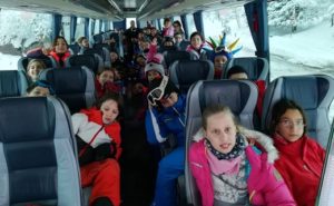 Primera jornada en la nieve.