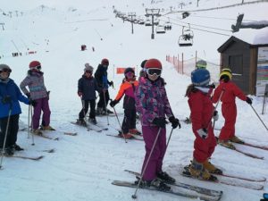 Primera jornada en la nieve.