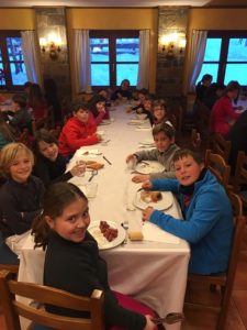 Primera jornada en la nieve.