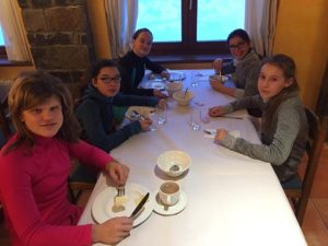 Primera jornada en la nieve.