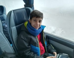 Primera jornada en la nieve.