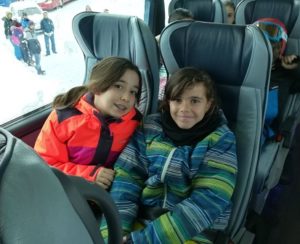Primera jornada en la nieve.