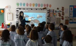 Trabajando las profesiones en clase de Chino en 2º de Infantil.