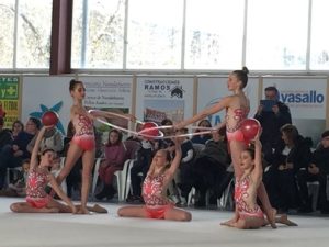 I fase campeonato interescolar Gimnastika