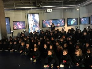 Visita al Planetario de los alumnos de 3º de Infantil