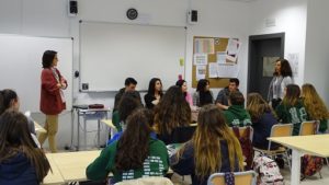 Visita de antiguos alumnos 