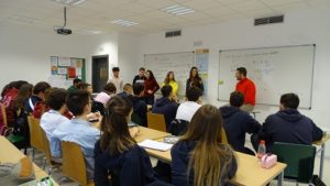 Visita de antiguos alumnos 
