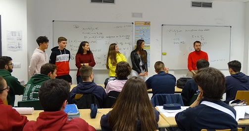 Visita de antiguos alumnos
