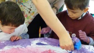 Taller SOÑANDO CON SER UN NIÑO... MIRÓ en 1º Infantil