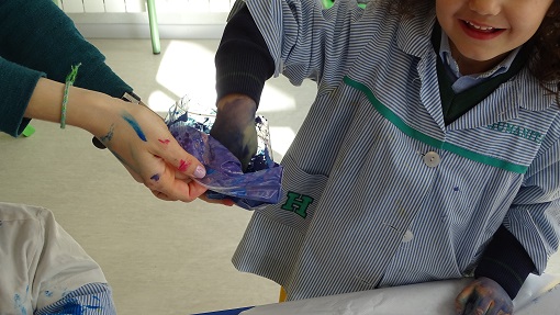 Taller SOÑANDO CON SER UN NIÑO... MIRÓ en 1º Infantil