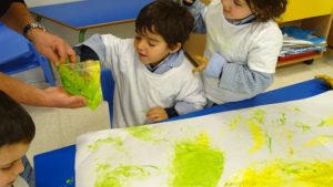 Taller SOÑANDO CON SER UN NIÑO... MIRÓ en 1º Infantil