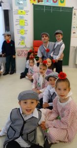 Chulapos y chulapas en Infantil