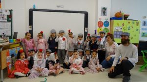 Chulapos y chulapas en Infantil