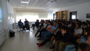 Charla 'Si controlas vuelves' en 1º de Bachillerato