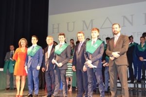 Graduación de los alumnos de 2º de Bachillerato en la Casa de la Cultura de Tres Cantos