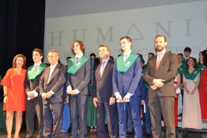 Graduación de los alumnos de 2º de Bachillerato en la Casa de la Cultura de Tres Cantos