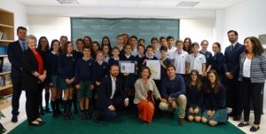 ENTREGA DEL SELLO A LA EXCELENCIA EUROPEA 500+ EN E.F.Q.M.
